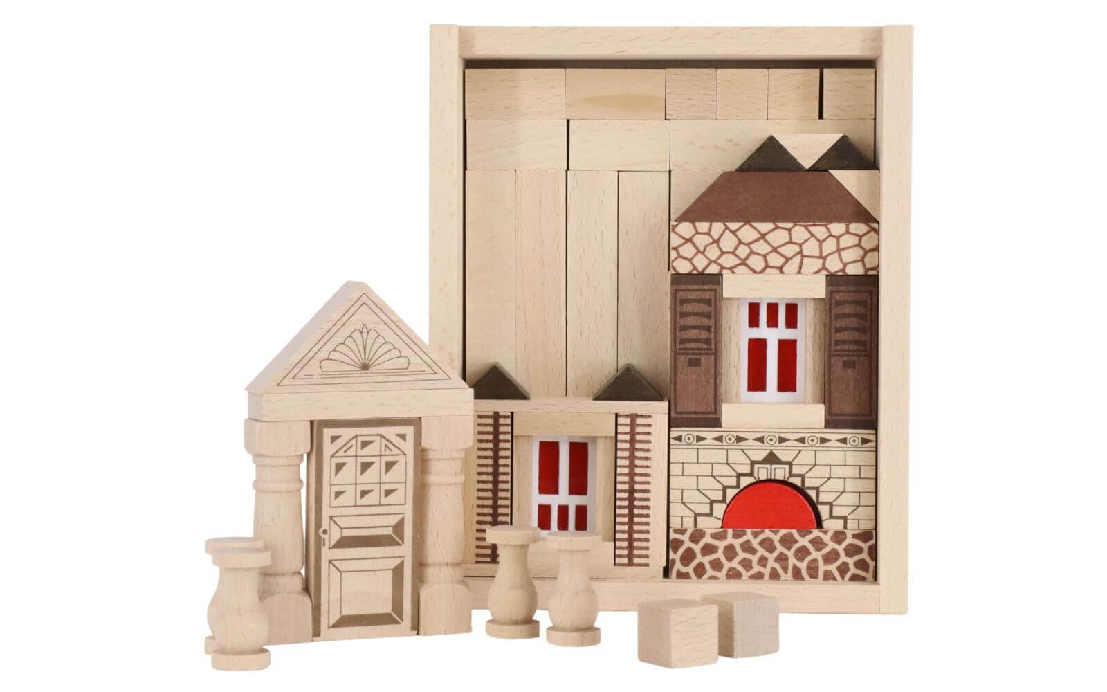 Building set residence with 49 building blocks by Ebert GmbH_2