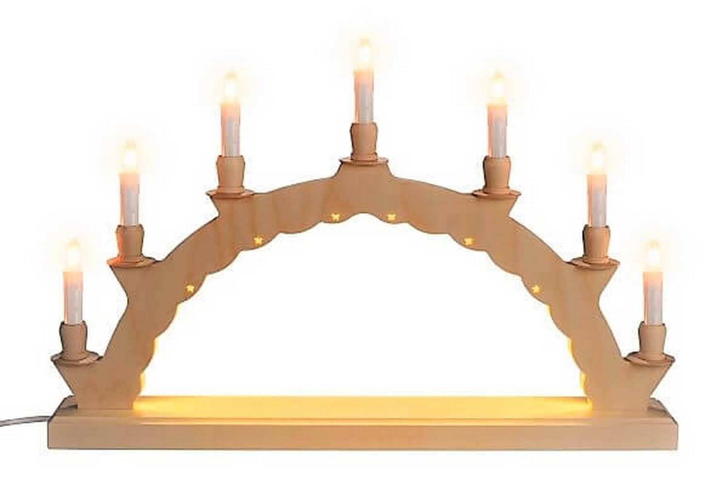 Candle arch & blank arch with indirect lighting by SEIFFEN.COM