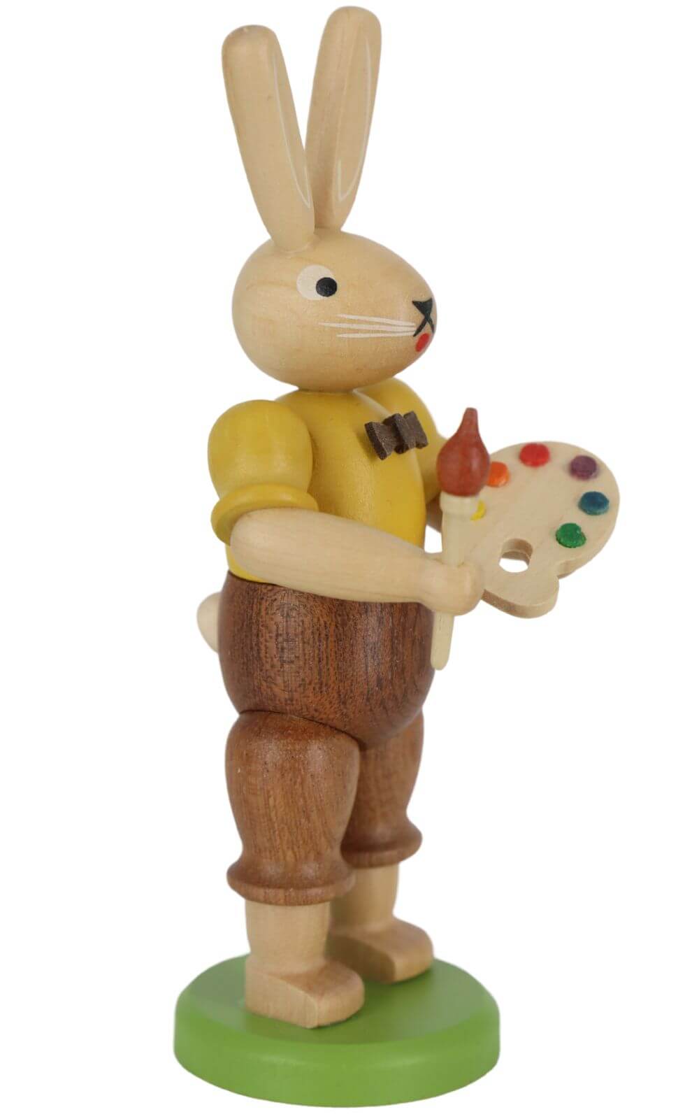 Easter bunny painter, colored, 11 cm by Müller Kleinkunst_2