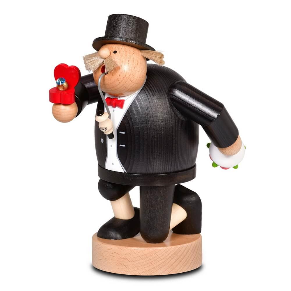 Incense Smoker Rose Cavalier, 20 cm (7.9 in) by KWO, Made in Germany_3