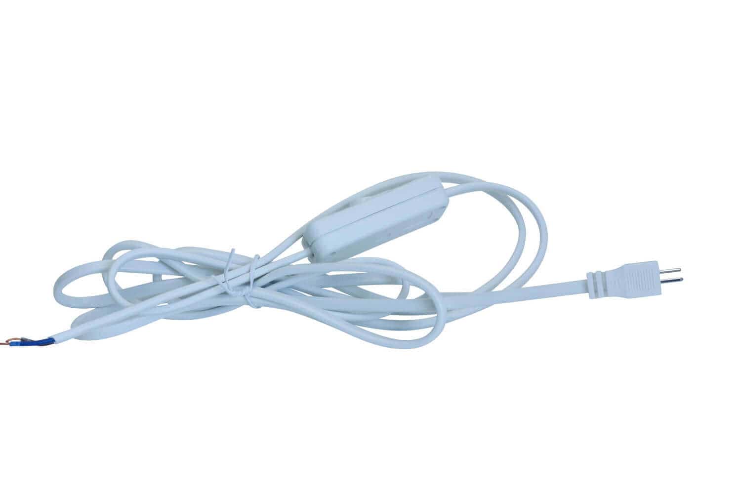 Switch cable for plug-in transformer with loudspeaker socket, 2 m