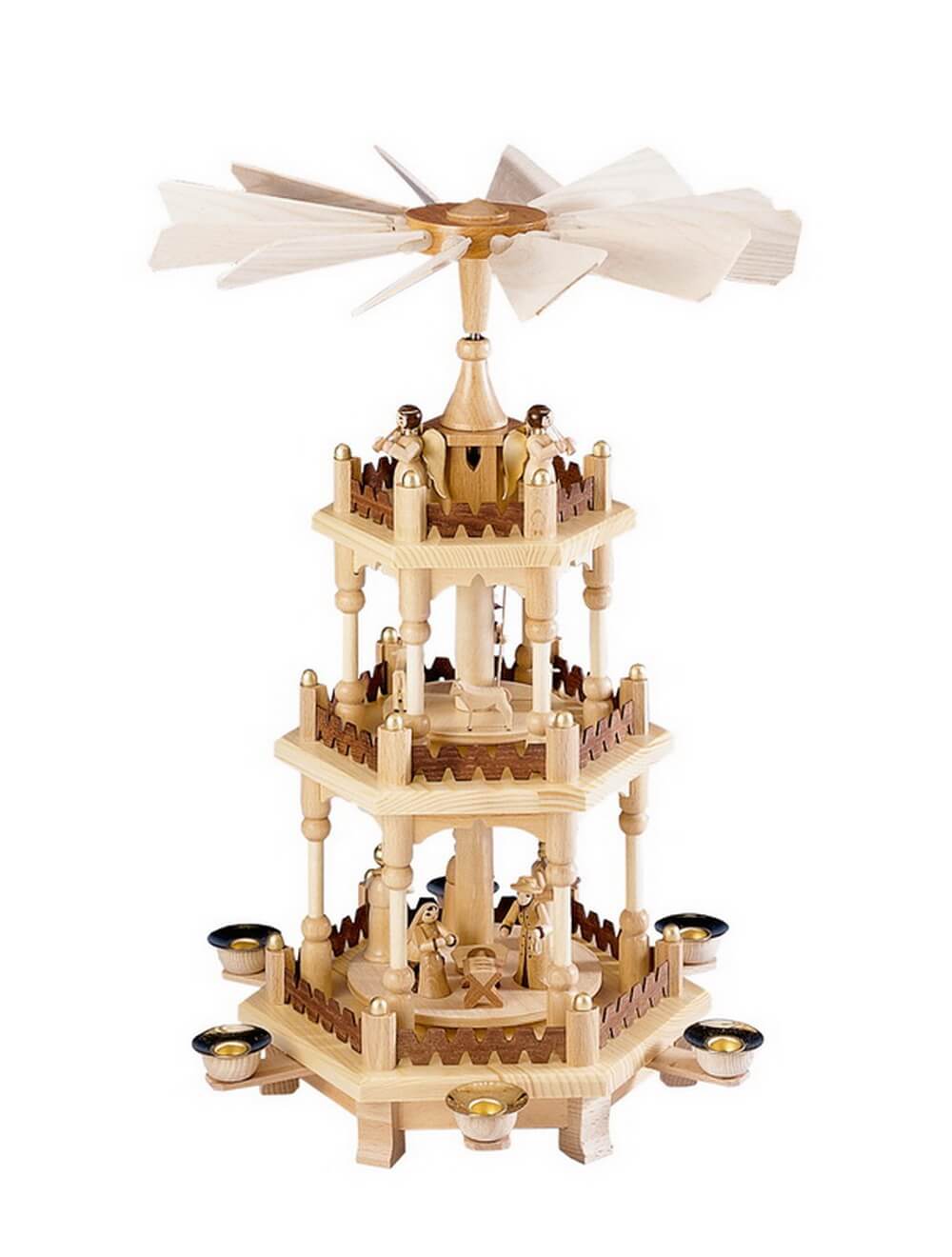 Christmas pyramid, 45 cm by Theo Lorenz