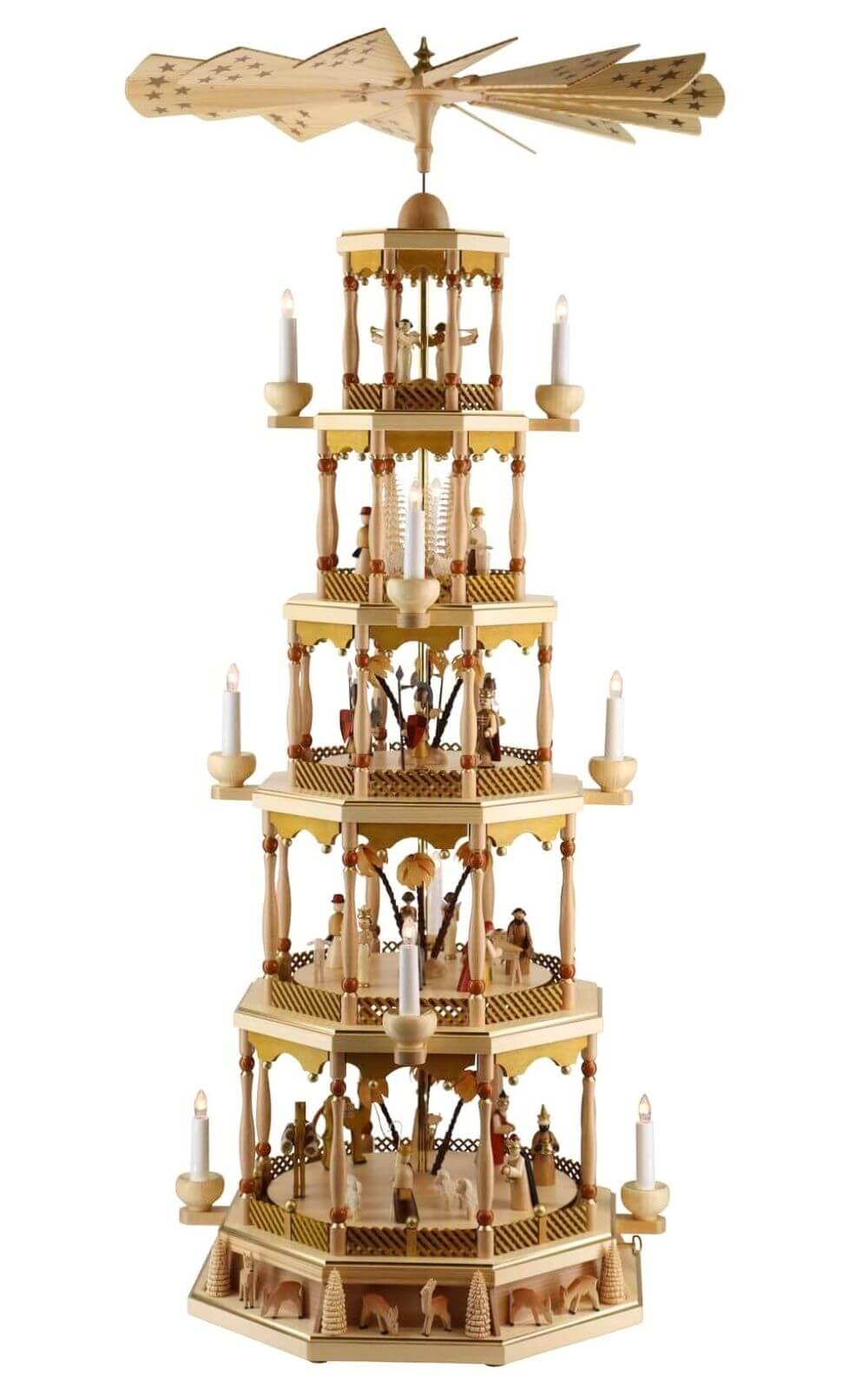 Christmas pyramid Holy Story, 5-storey, electric by Richard Glässer_pic5