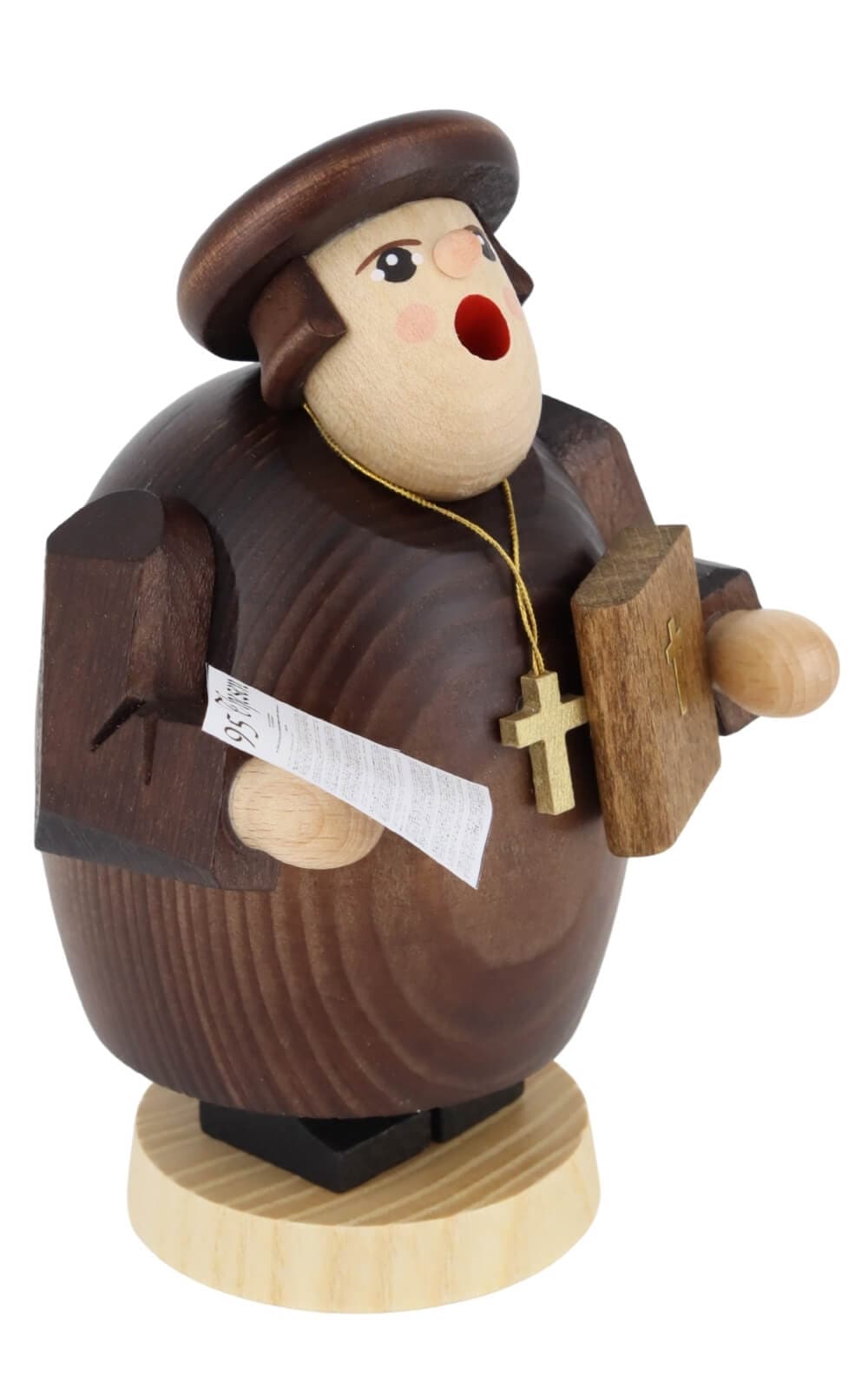 Smoking Man Martin Luther, 14 cm / 5,5 inch by Richard Glässer_3