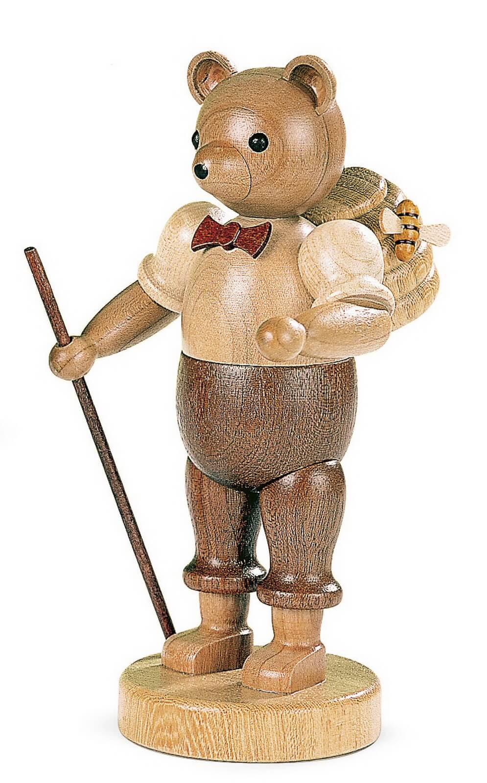 Teddy - Boy with basket, nature, 15 cm by Müller Kleinkunst