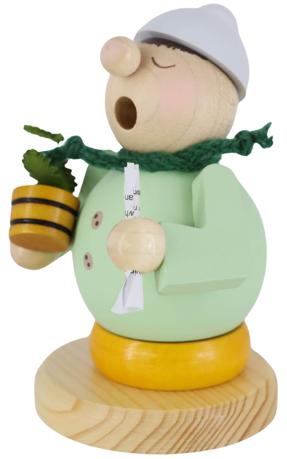 Smoking man Felix the happy with joint, 11 cm by Ralf Zenker_3