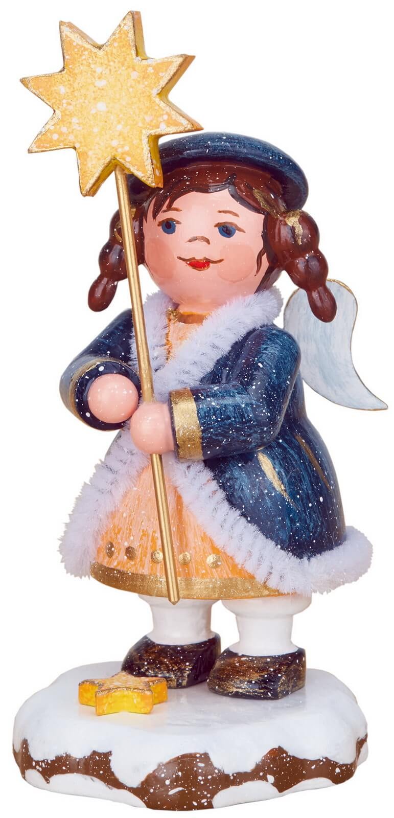 Winter child sky child little star shine for us by Hubrig folk art