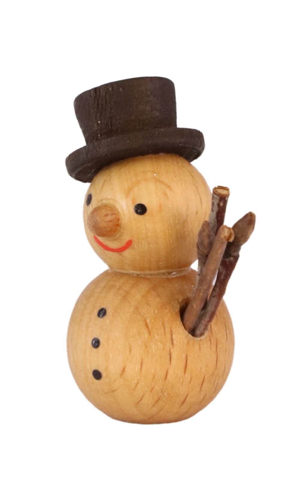Miniature snowman, nature, 4 cm from SEIFFEN.COM_2