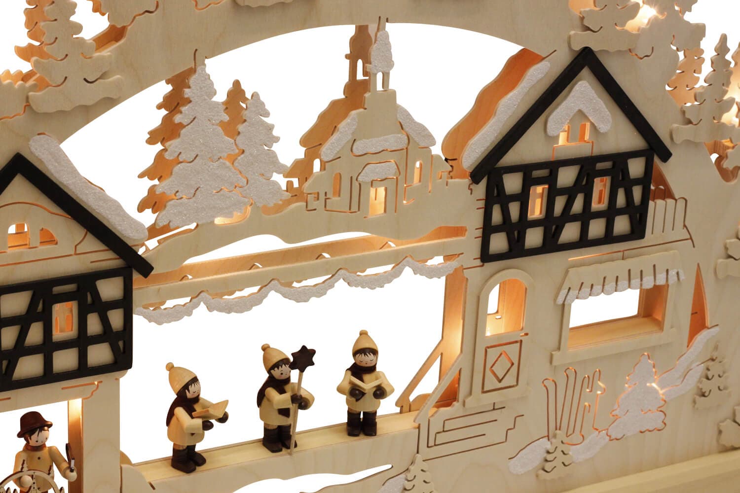 Candle arch Seiffen Christmas, 62 cm by Romy Thiel_Picture3