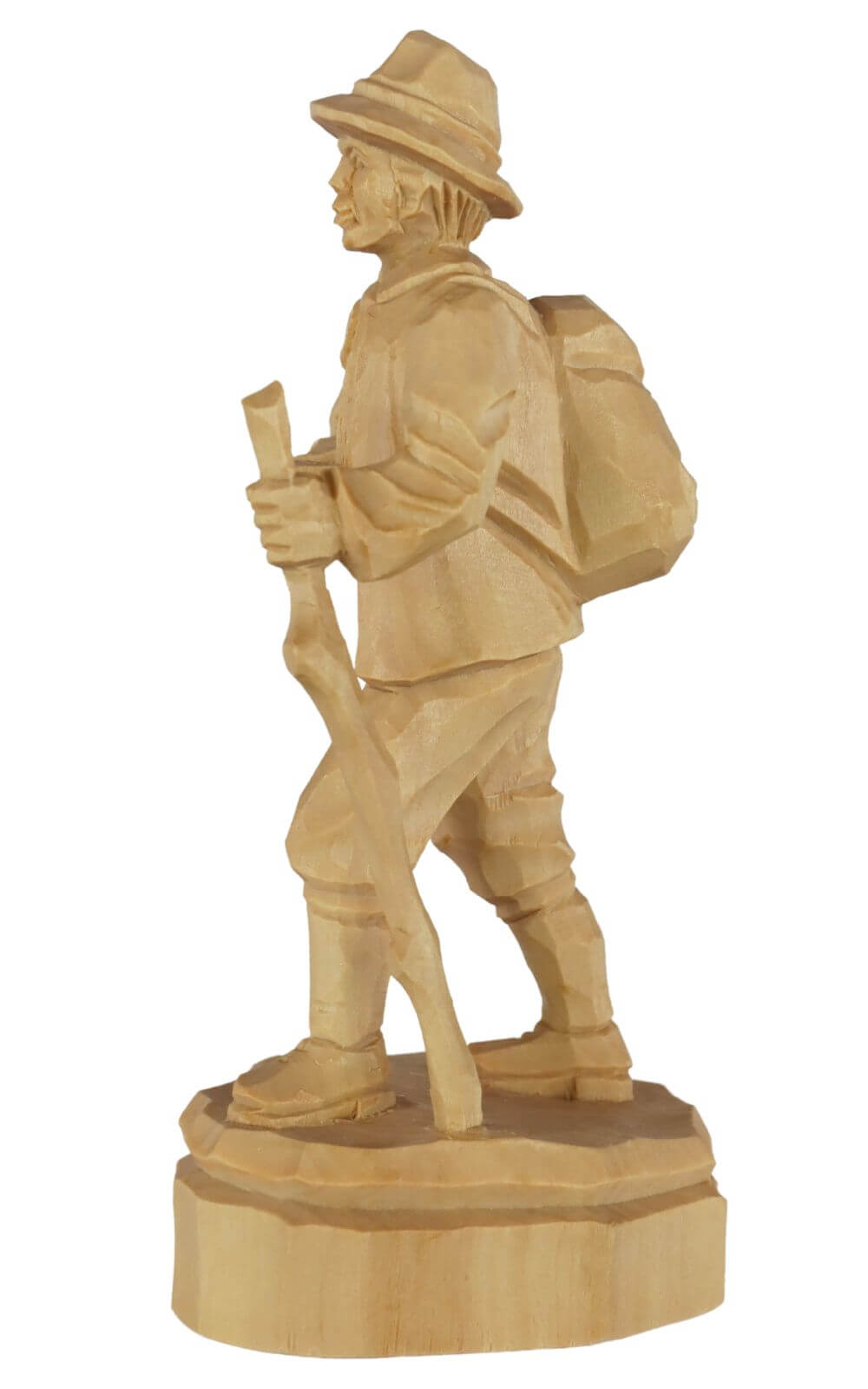 Hiker, carved, natural, 25 cm by Schnitzkunst aus dem Erzgebirge_2