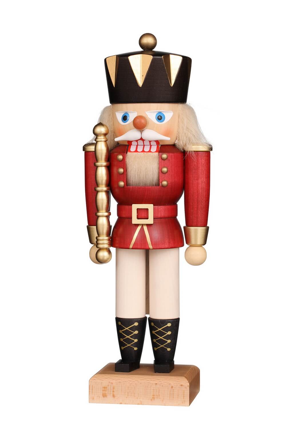Nutcracker King in red, 28 cm by Christian Ulbricht