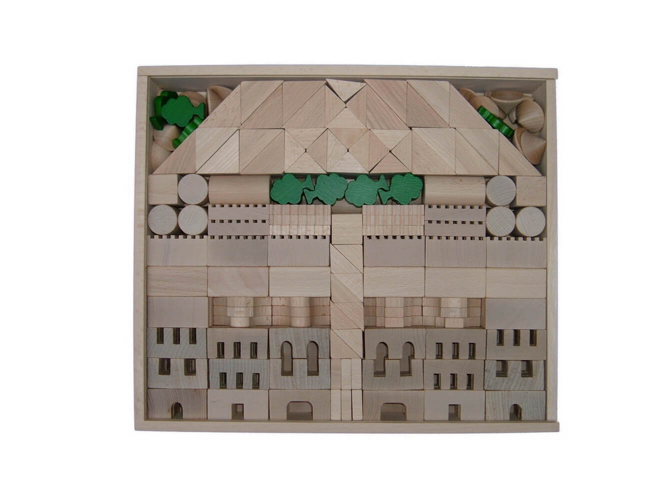 Architecture kit no. 1/ 2 with 345 building blocks by Ebert GmbH