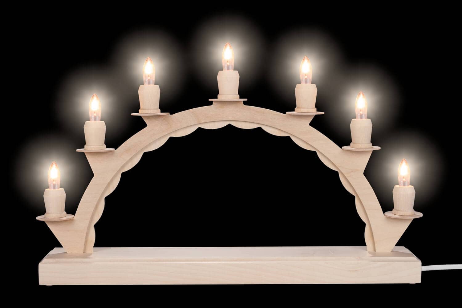 Candle arch small empty arch, electrically illuminated by SEIFFEN.COM_1