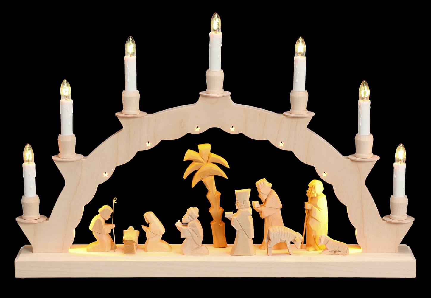 Candle arch Holy story carved and 2-fold lighting of SEIFFEN.COM_2