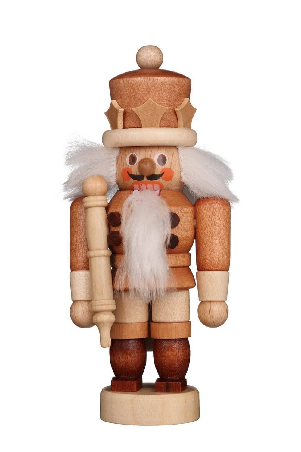 King nutcracker, 11 cm, natural by Christian Ulbricht