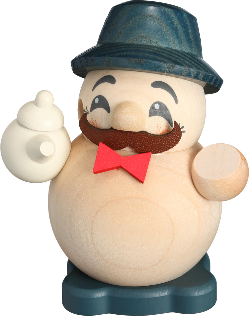 Ball smoke man coffee grandpa, small by Seiffener Volkskunst eG