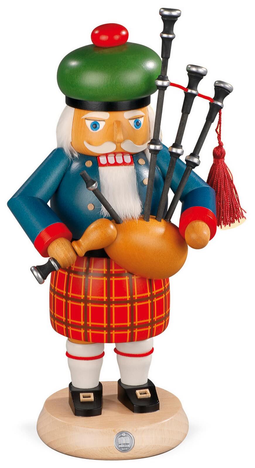 Nutcracker Scotsman with bagpipes by Müller Kleinkunst