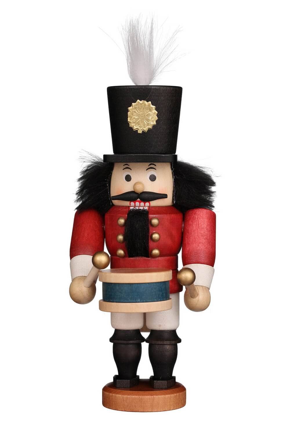 Nutcracker drummer, 19 cm, colored by Christian Ulbricht