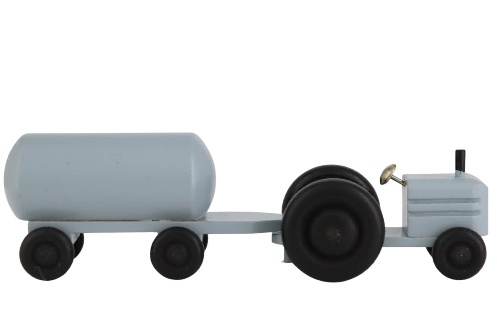 Wooden car - Tractor with tank trailer, colored by Robbi Weber_2