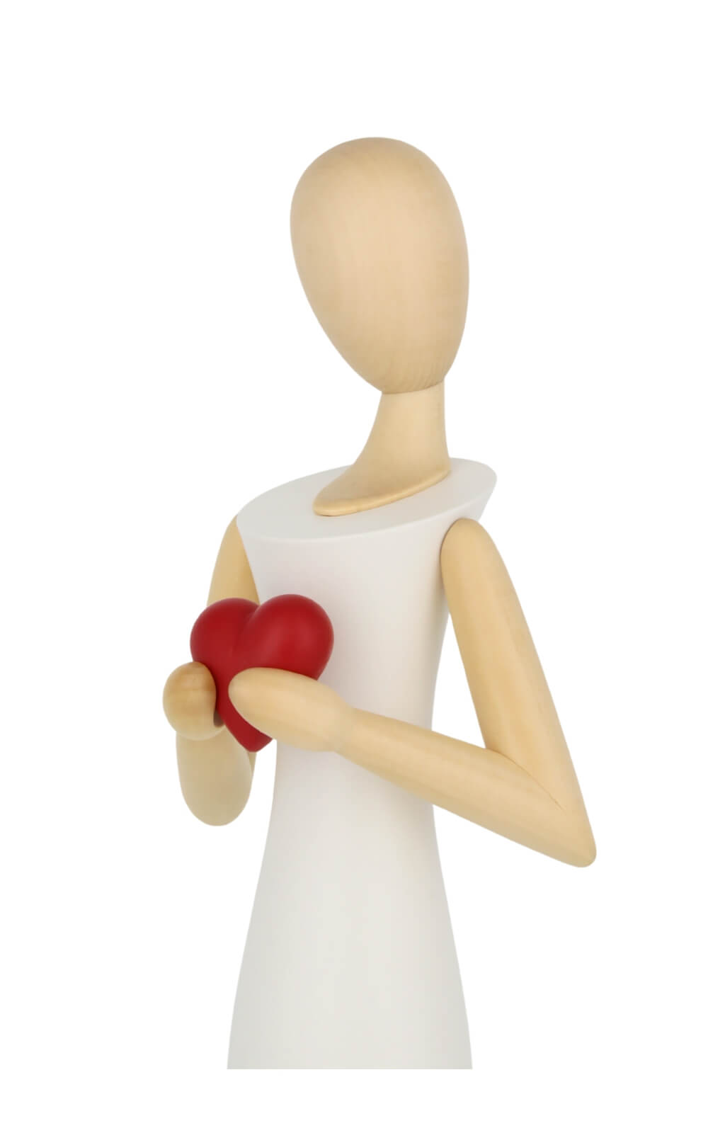 Angel - Sternkopf with heart, standing, 50 cm by Holzkunst Gahlenz_1