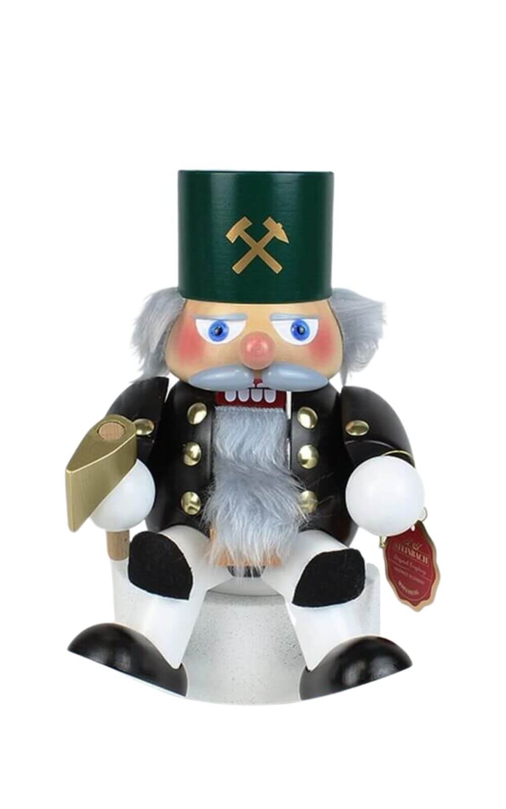 Edge stool nutcracker miner, 20 cm by Steinbach