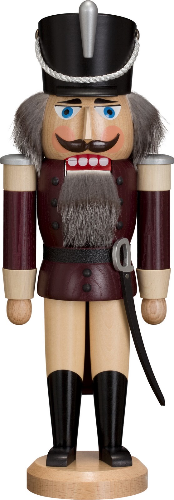 Nutcracker Hussar, coloured, 37 cm by Seiffener Volkskunst eG