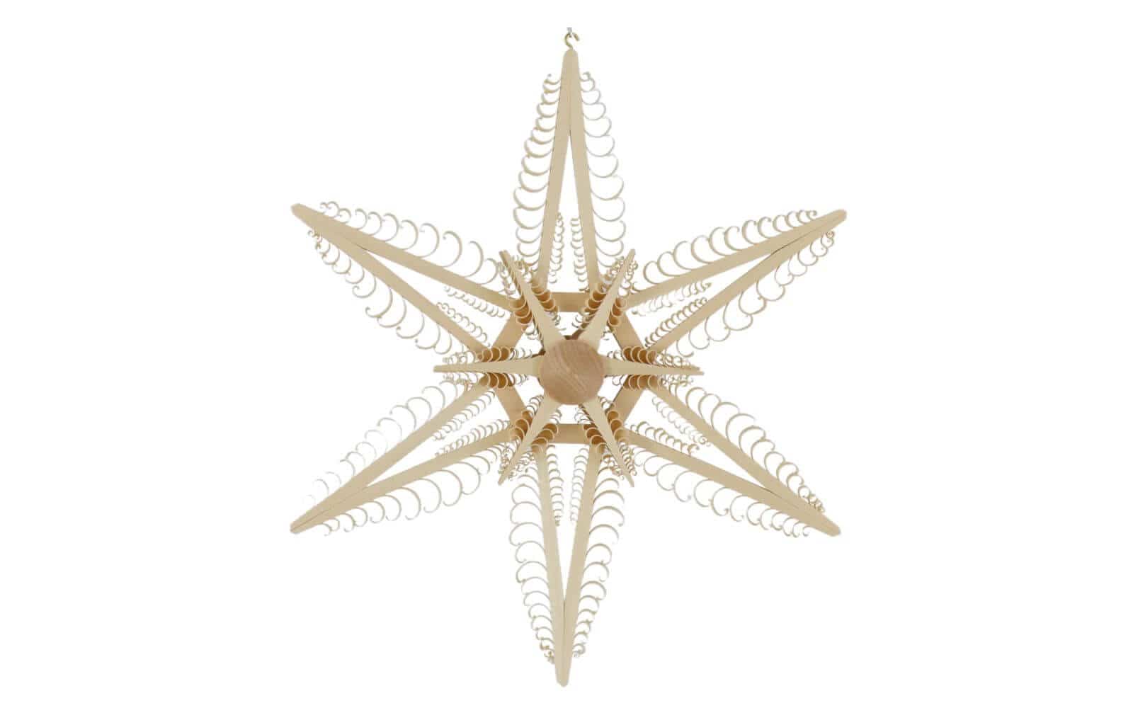Window decoration wooden star, diameter 32 cm by Martina Rudolph