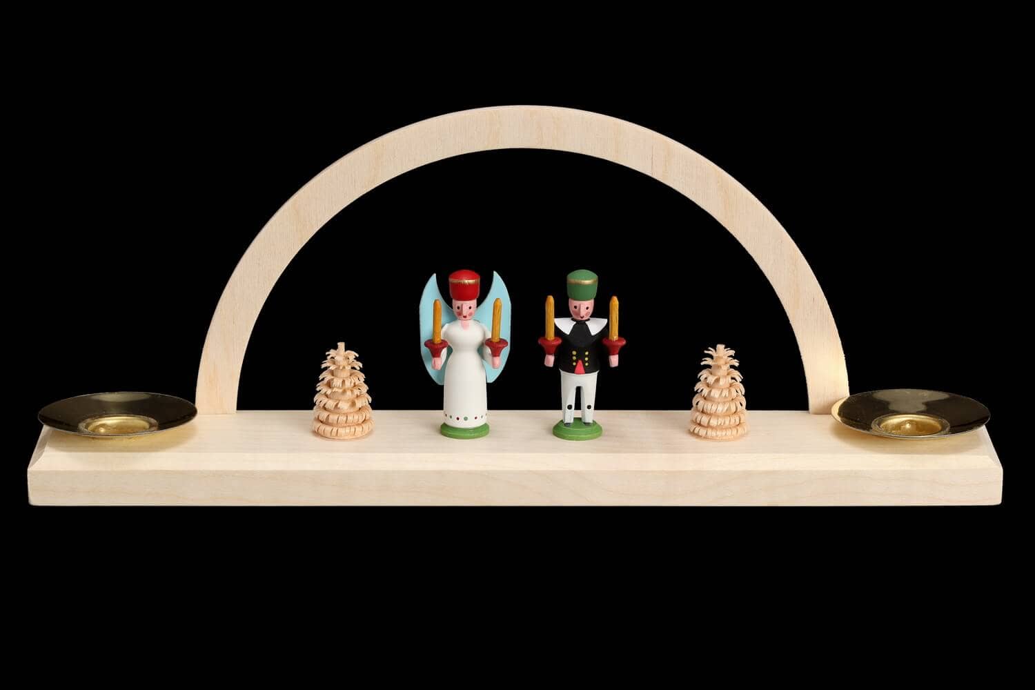 Candle holder mini candle arch angel and miner from SEIFFEN.COM_2