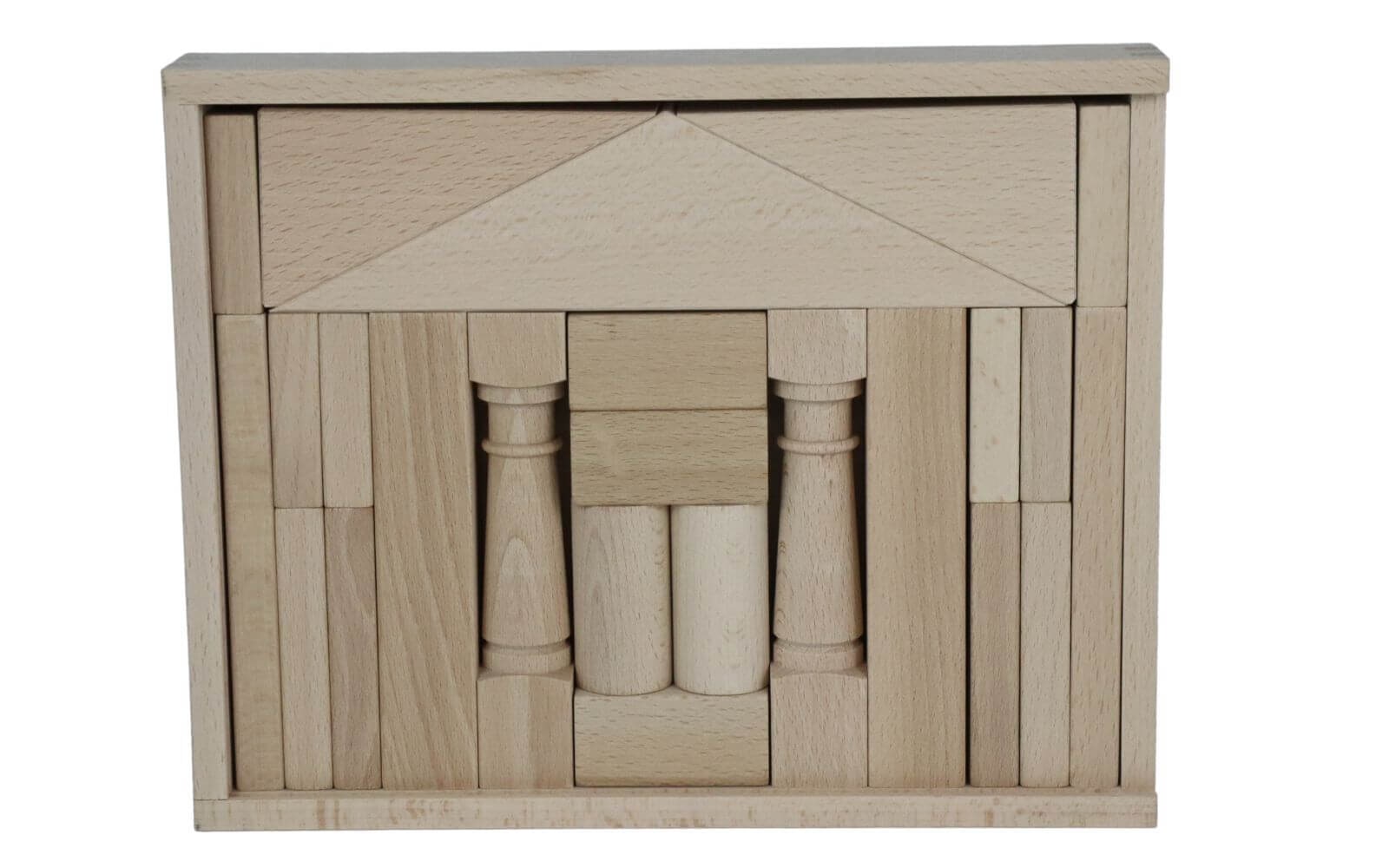 Building set Domizil 1, natural with 24 building blocks by Ebert GmbH_1