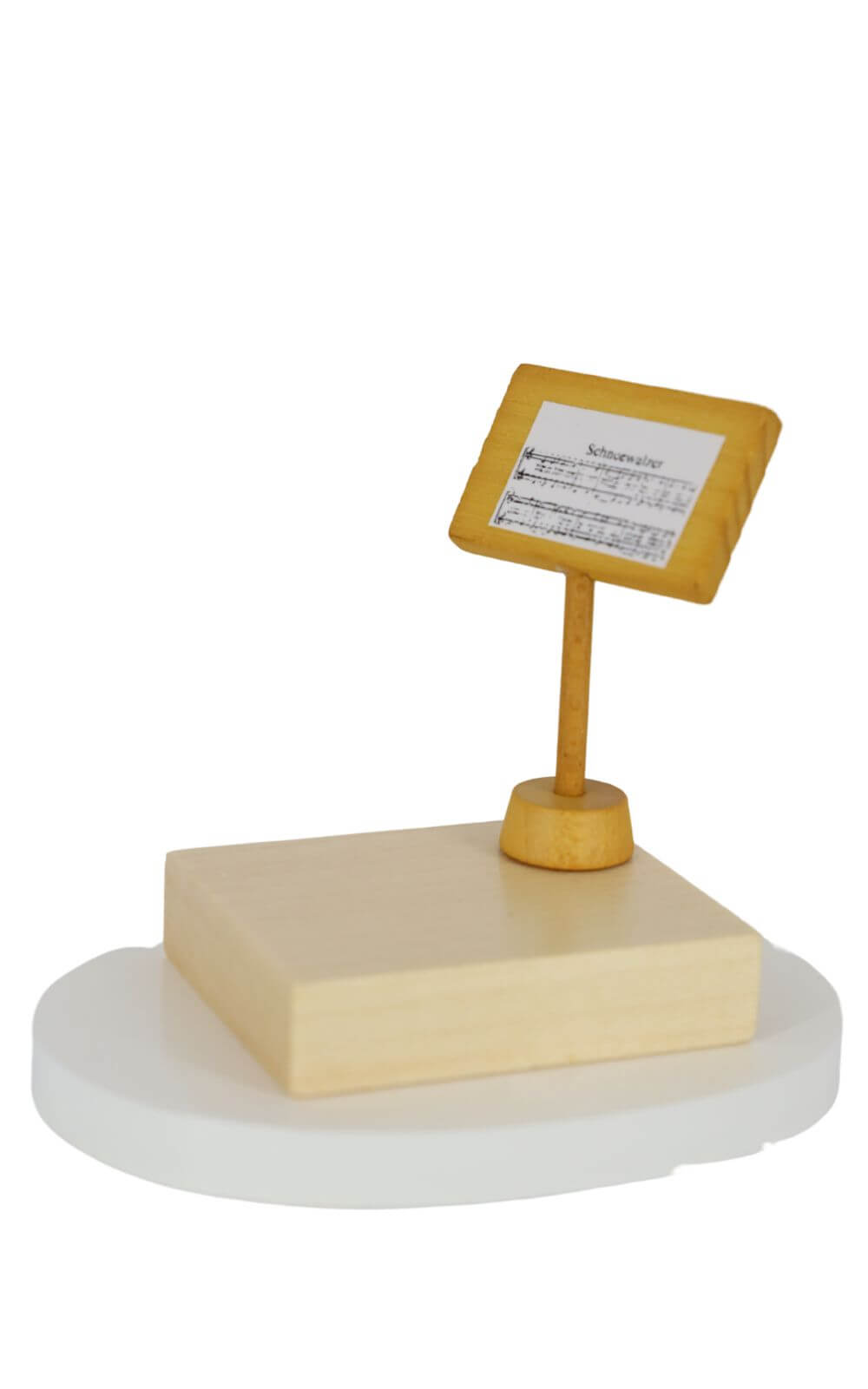 Music stand for snowman conductor, 7 cm by Ralf Zenker