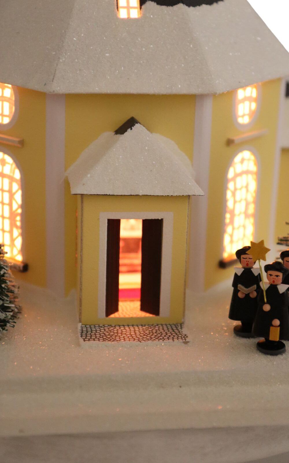 House of lights Seiffen church, 43 cm by Birgit Uhlig_5