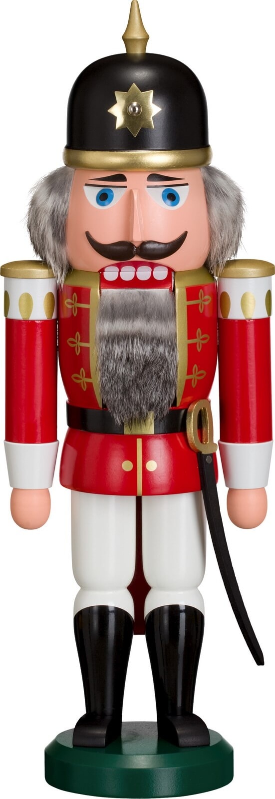 Nutcracker soldier, red, 38 cm by Seiffener Volkskunst eG