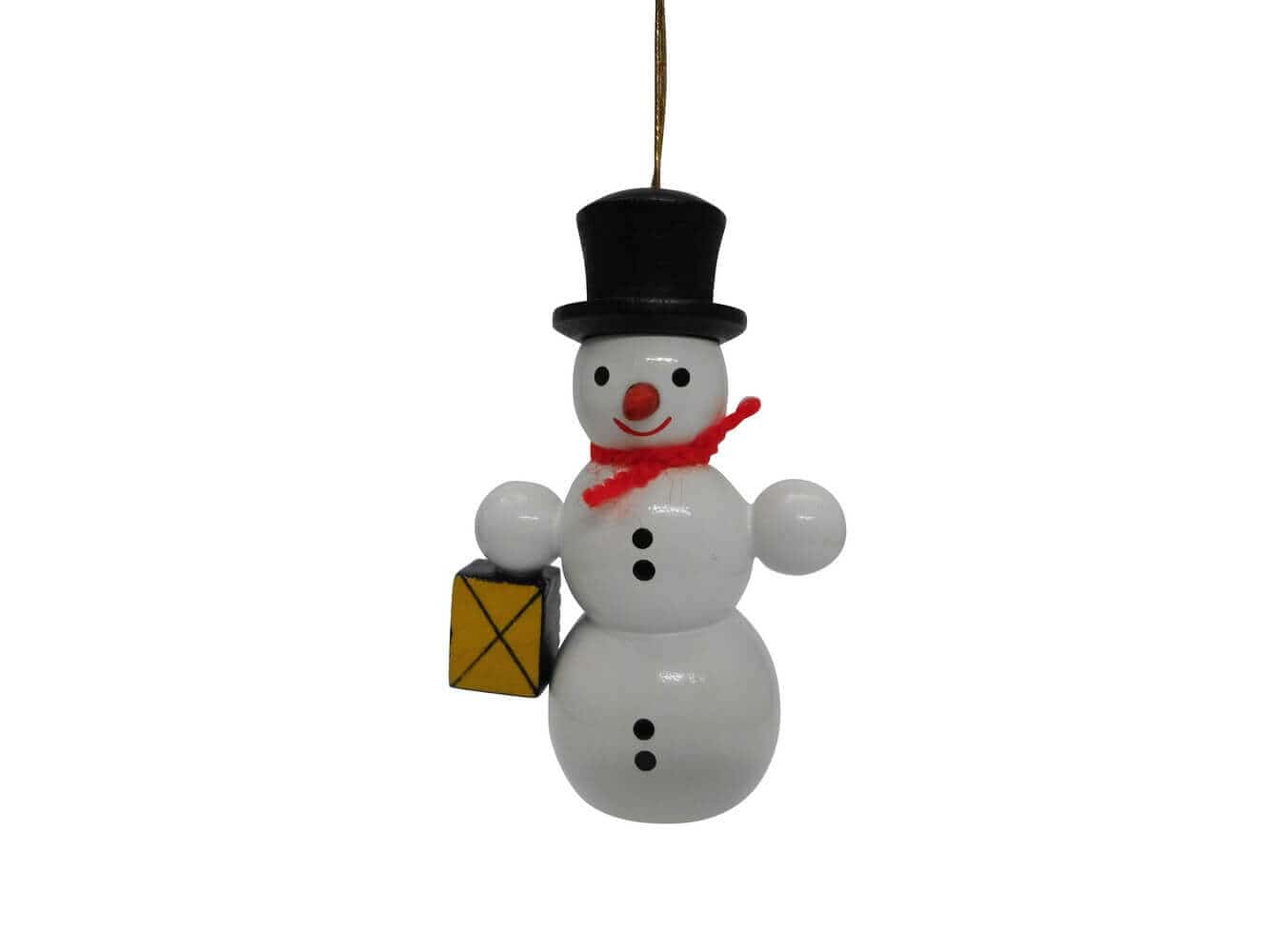 Christmas tree decoration snowman with lantern by SEIFFEN.COM