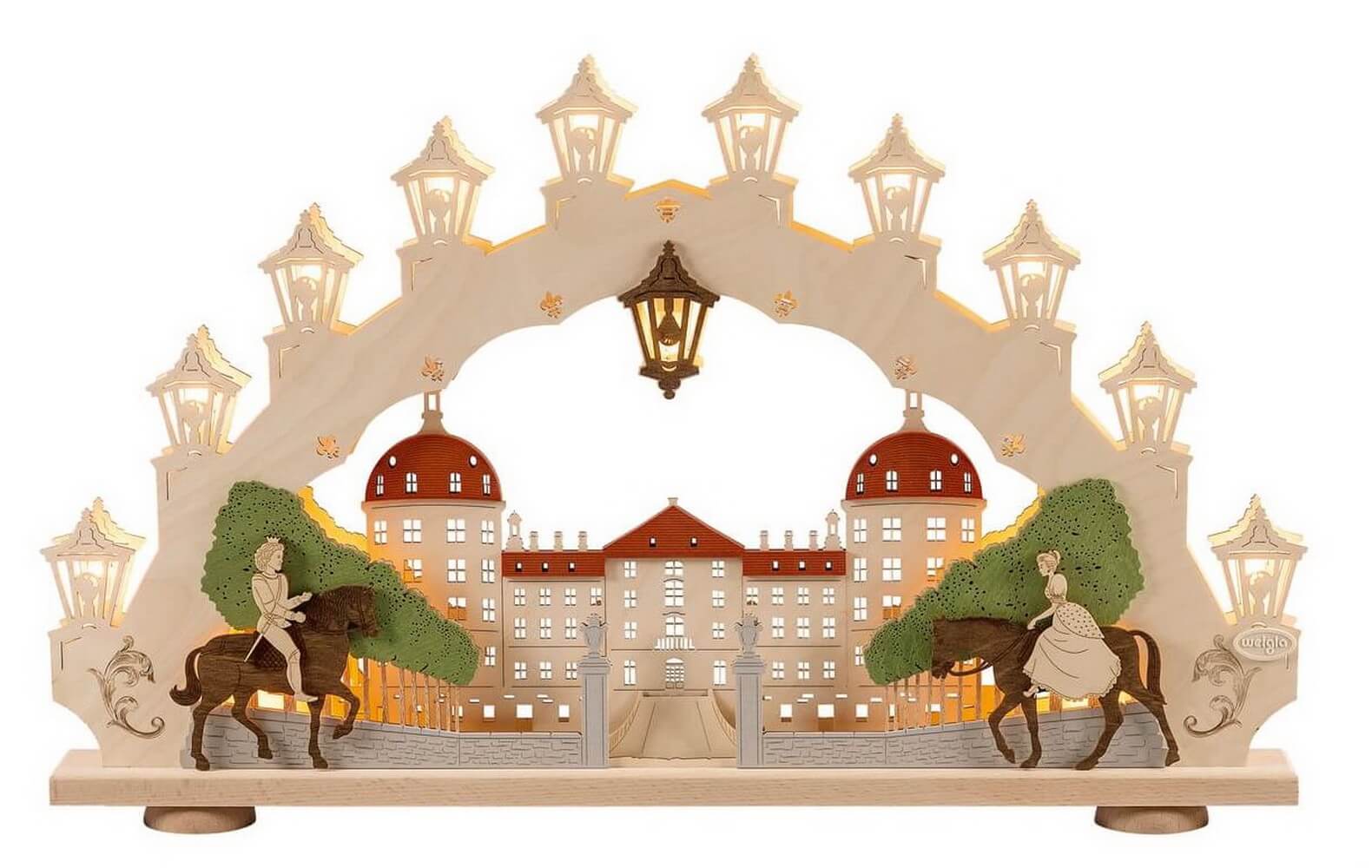 Candle arch Moritzburg, 66 cm by Weigla