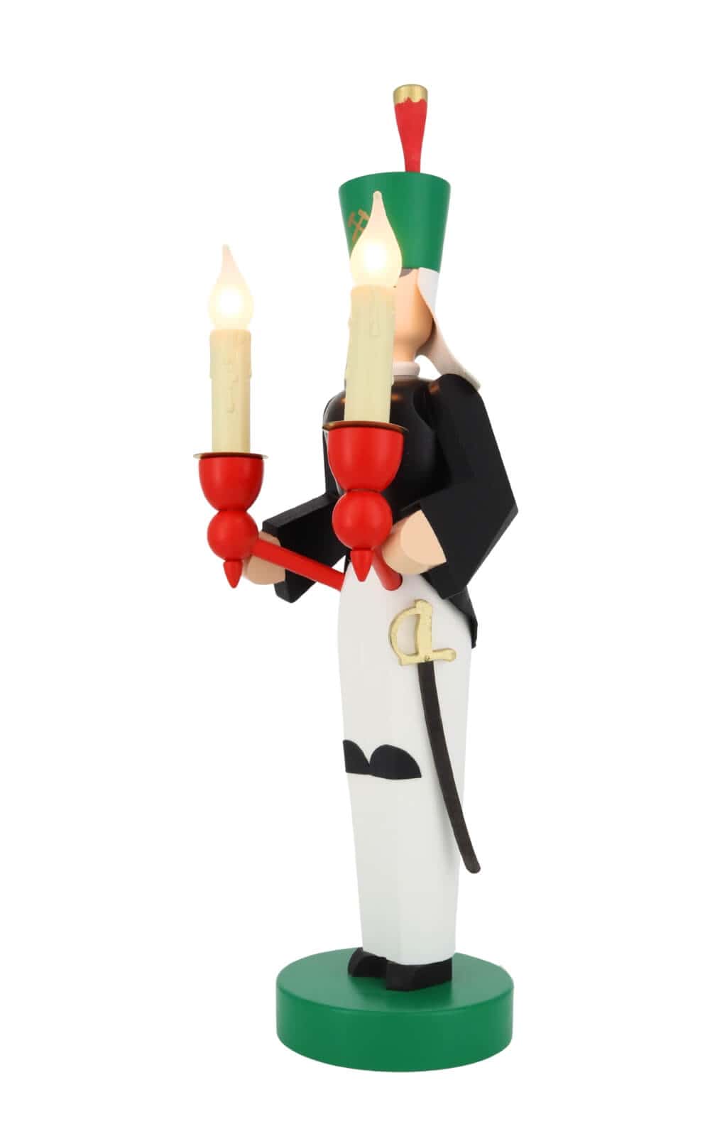 Miner electrically illuminated, 32 cm, colored by Richard Glässer_2
