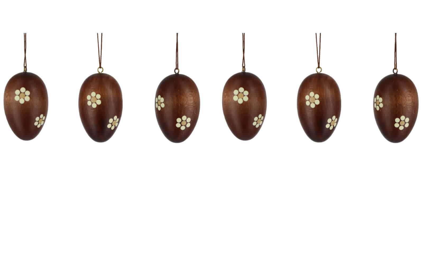 Ornaments eastereggs, nature, dark, 6 parts_1