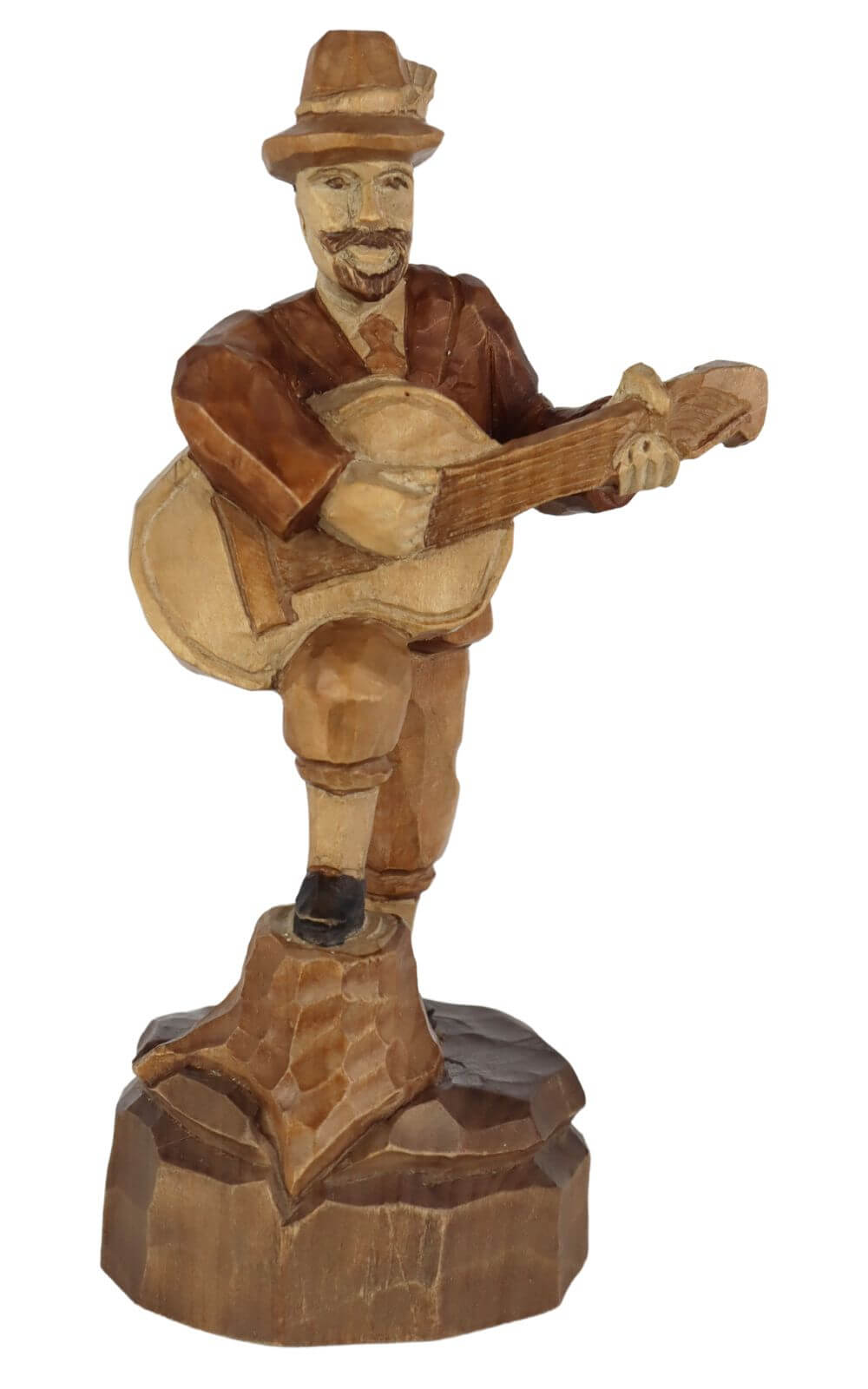 Anton Güther, stained, 25 cm by Schnitzkunst aus dem Erzgebirge_1