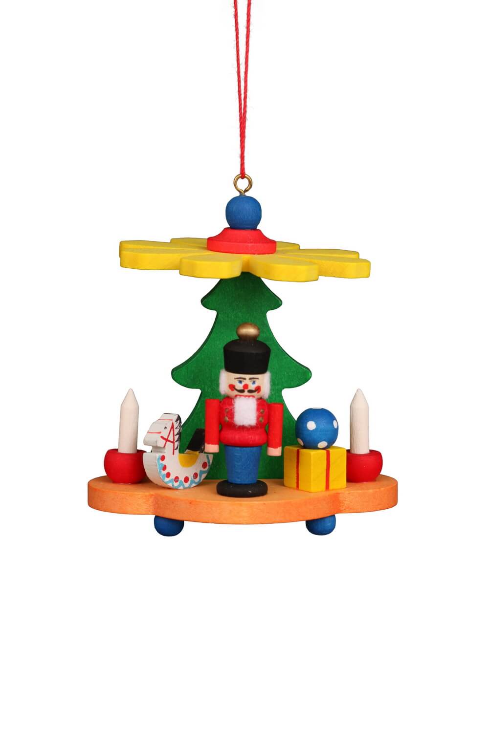 Christmas tree decoration pyramid with nutcracker, 1 piece by Christian Ulbricht