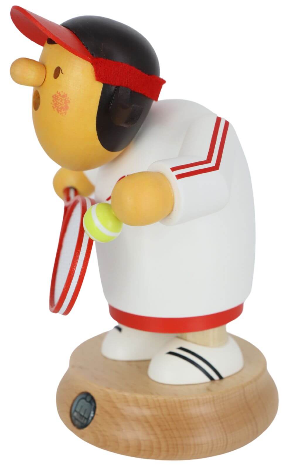 Smoking man Müllerchen® tennis player, 16 cm by Müller Kleinkunst_2