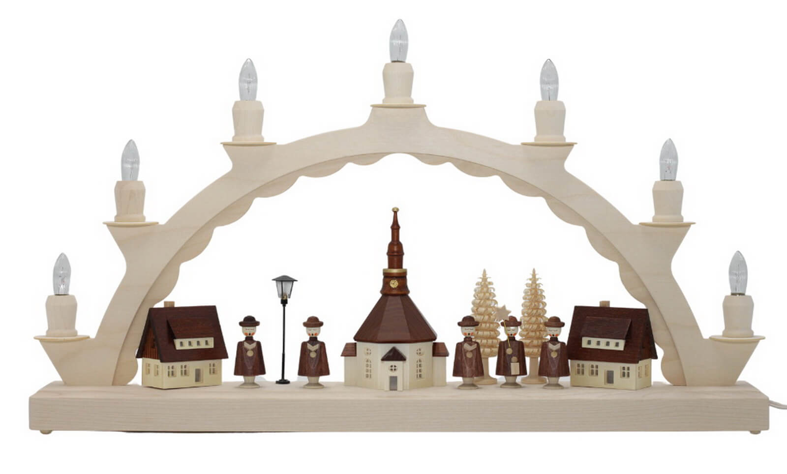 Candle arch Seiffen village with Seiffener Kurrende by SEIFFEN.COM_2
