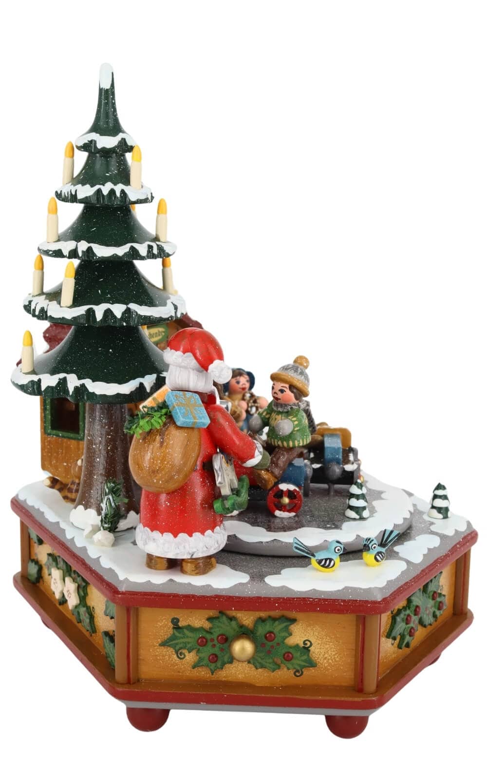 Music box Christmas time with the melody Softly falls the snow by Hubrig Volkskunst_2