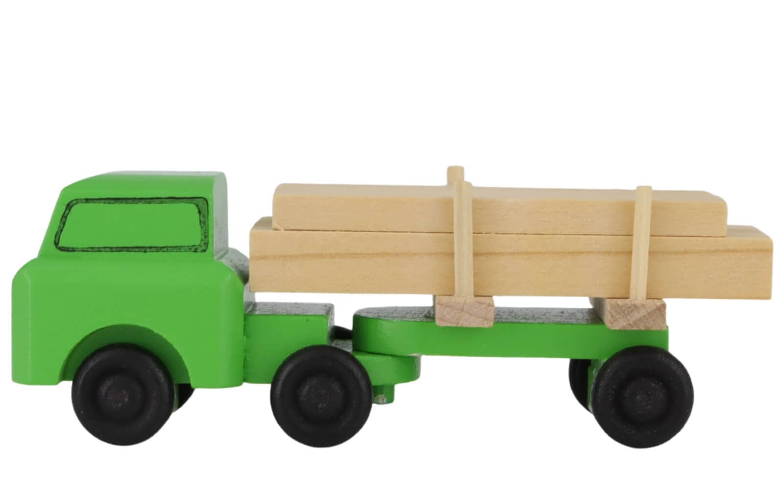 Wooden toy truck lumber, colored, 8 cm by Robbi Weber_1