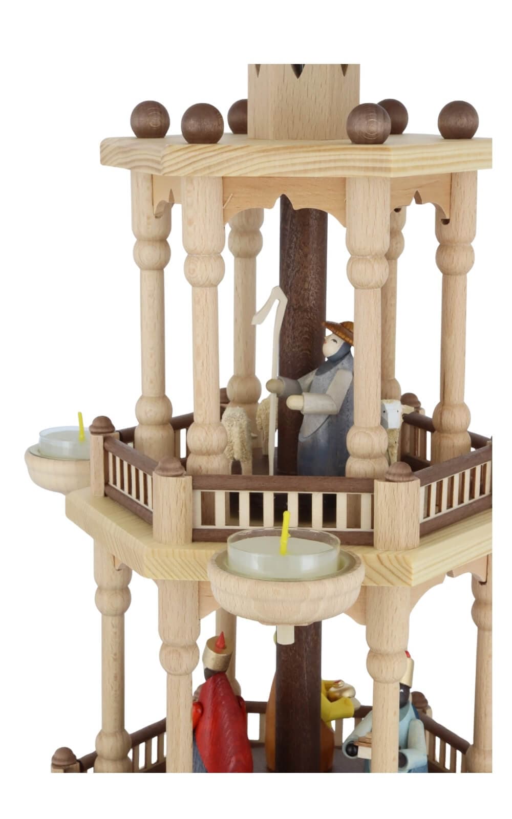 Christmas pyramid Holy Family, 66 cm/25.98 in by Theo Lorenz_11
