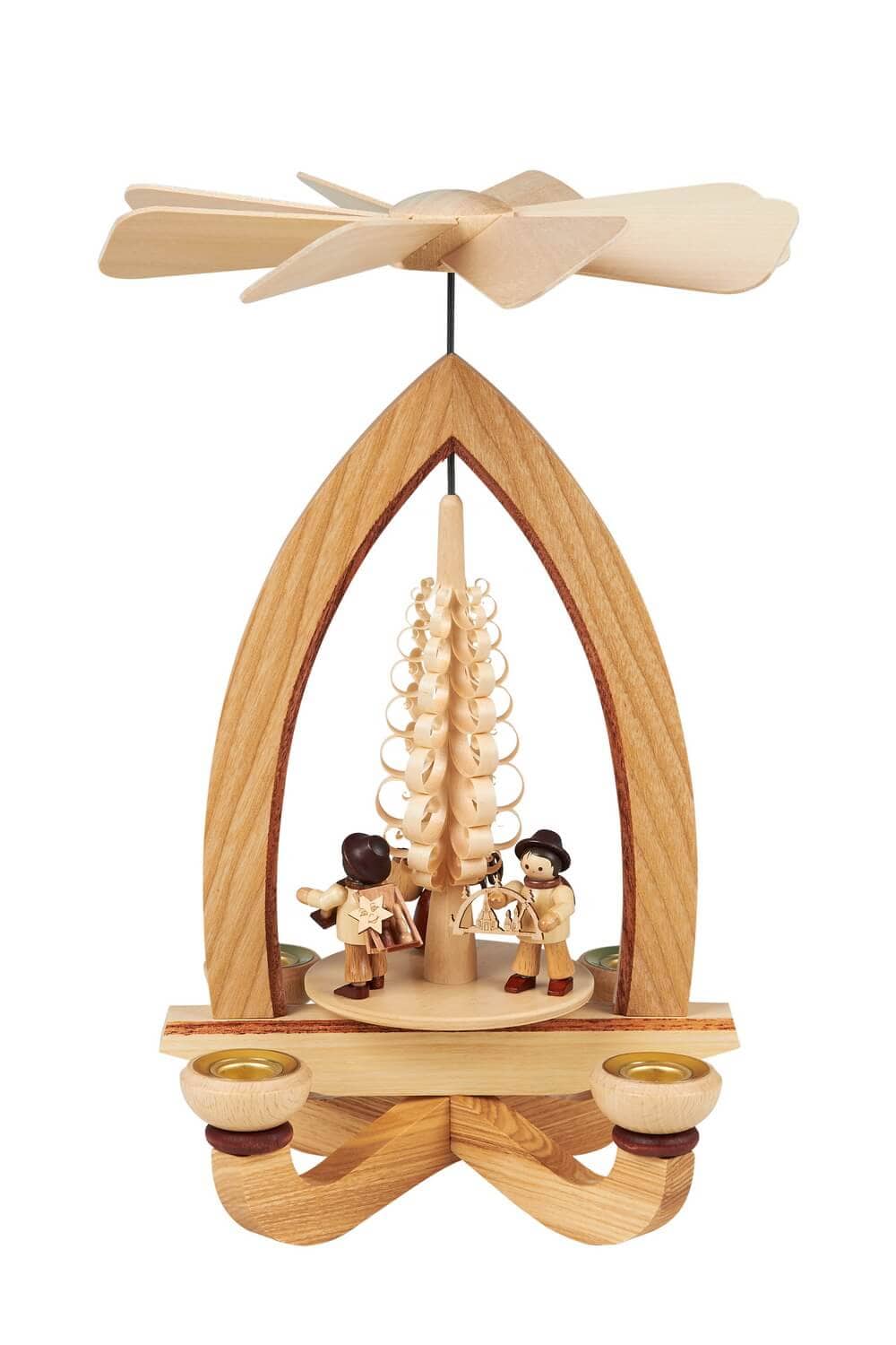 Christmas pyramid merchants, 28 cm by Heinz Lorenz_1