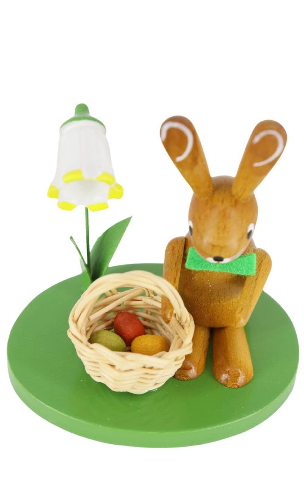 Easter bunny with basket, 7 cm, colored by Ralf Zenker_4