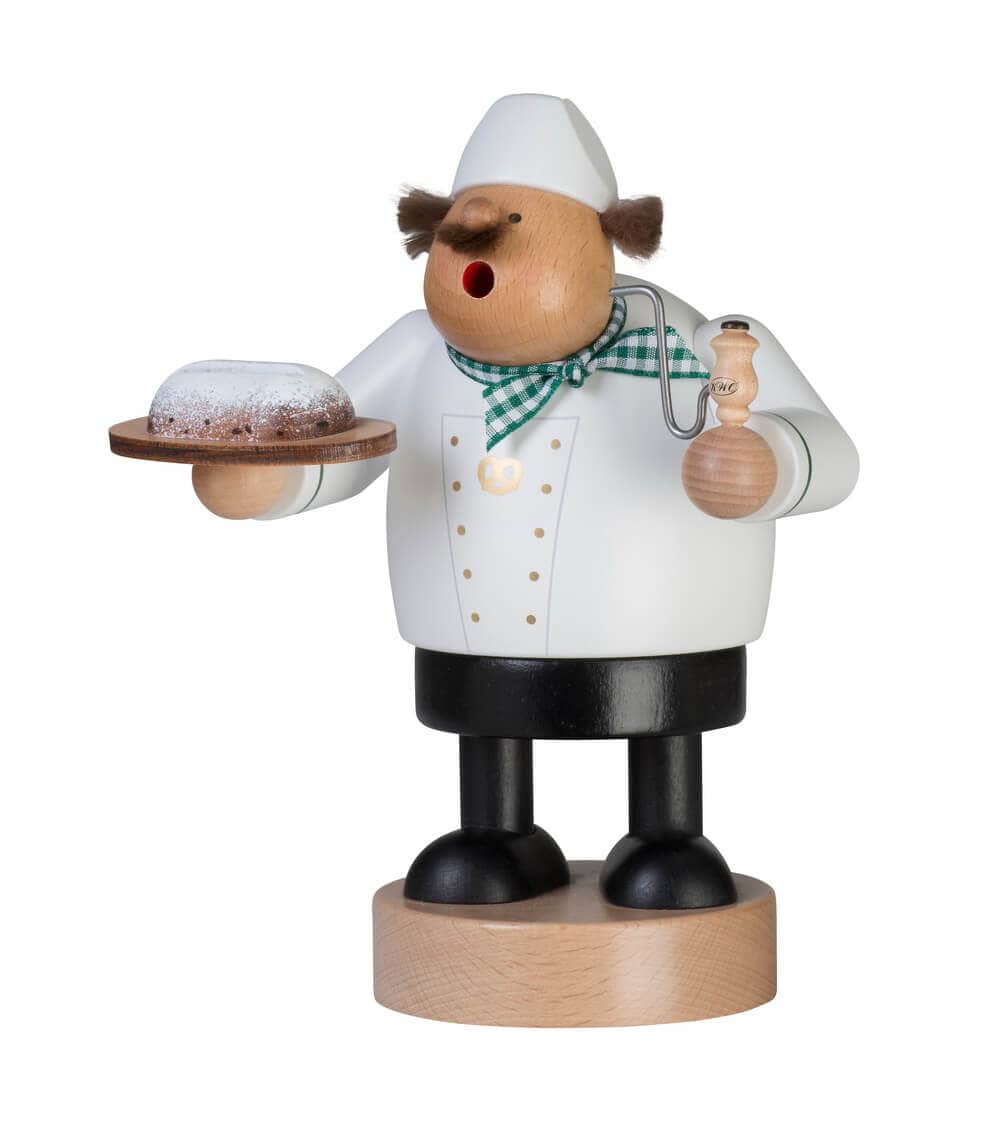 Smoking man Stollen baker, 20 cm by KWO