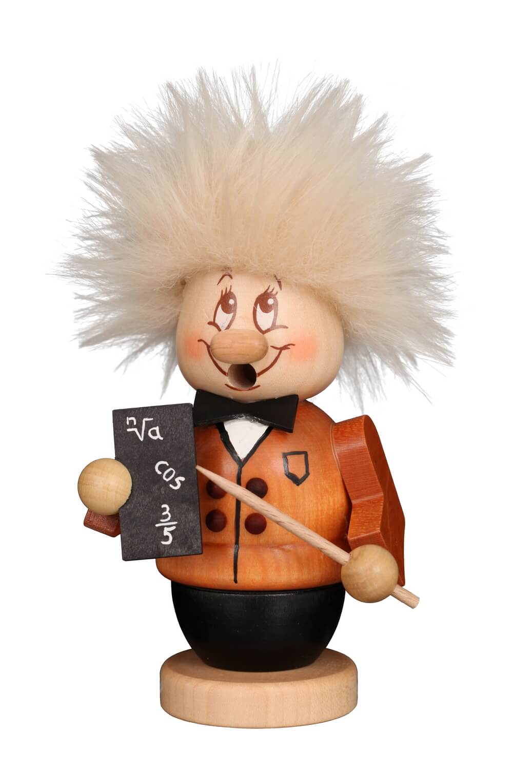 Smoking man mini gnome teacher, 15 cm by Christian Ulbricht