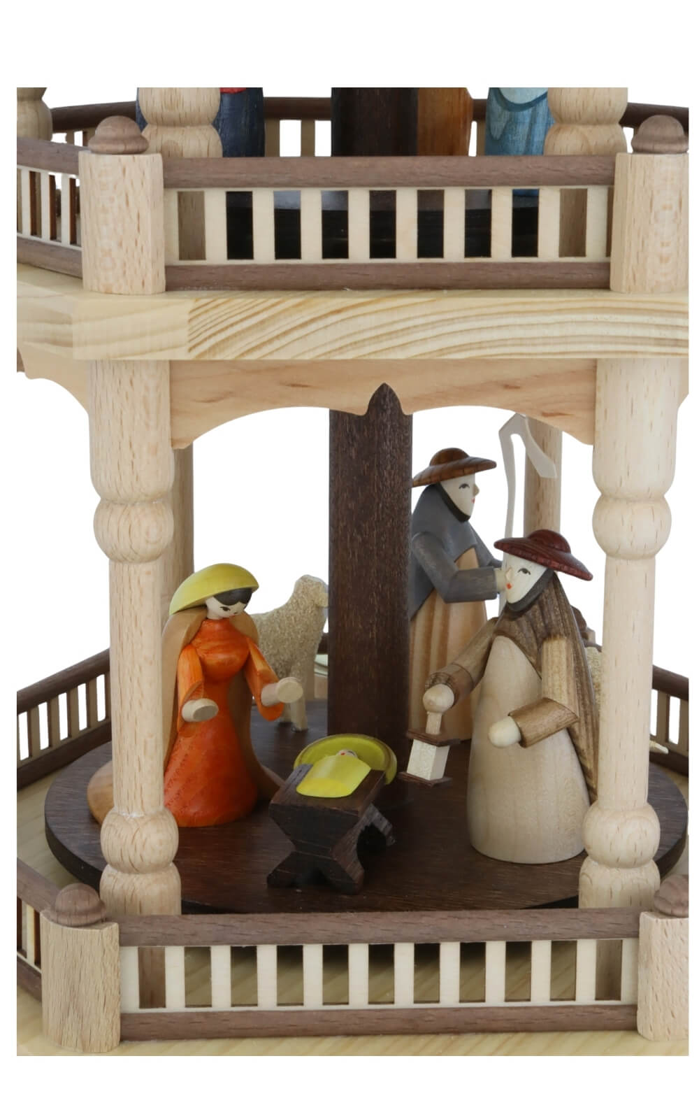 Christmas pyramid Holy Family, 66 cm/25.98 in by Theo Lorenz_10