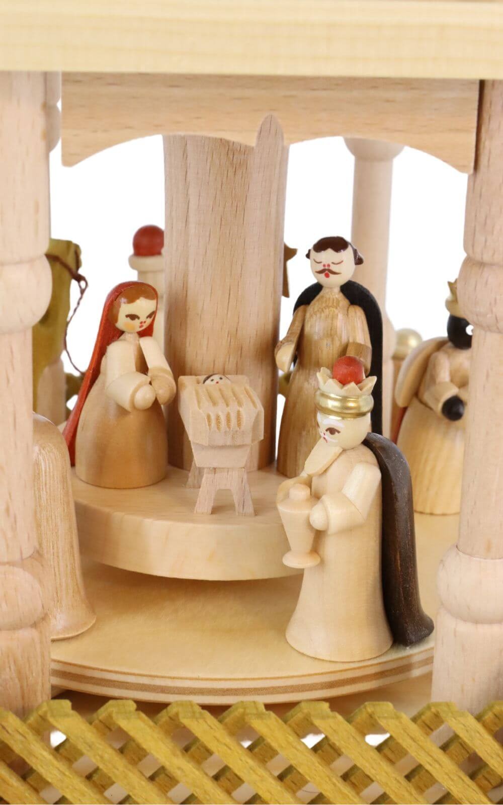 Christmas pyramid Holy Story, 3 - tiered, 40 cm by Richard Glässer_pic2