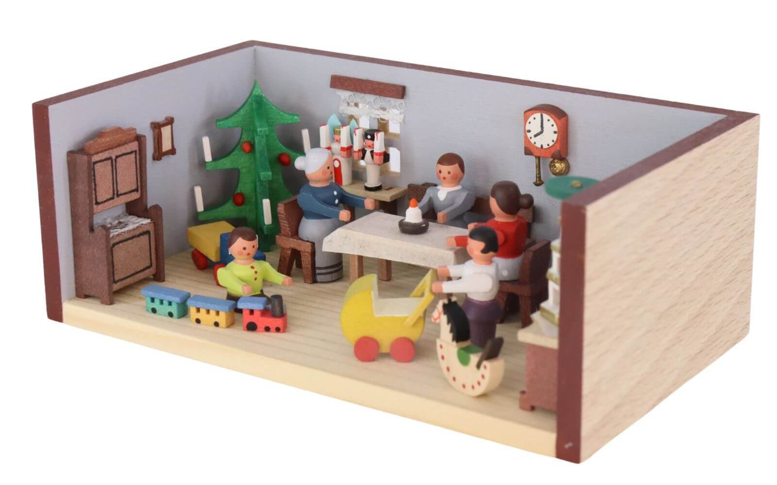 Miniature Christmas parlor by Gunter Flath_3